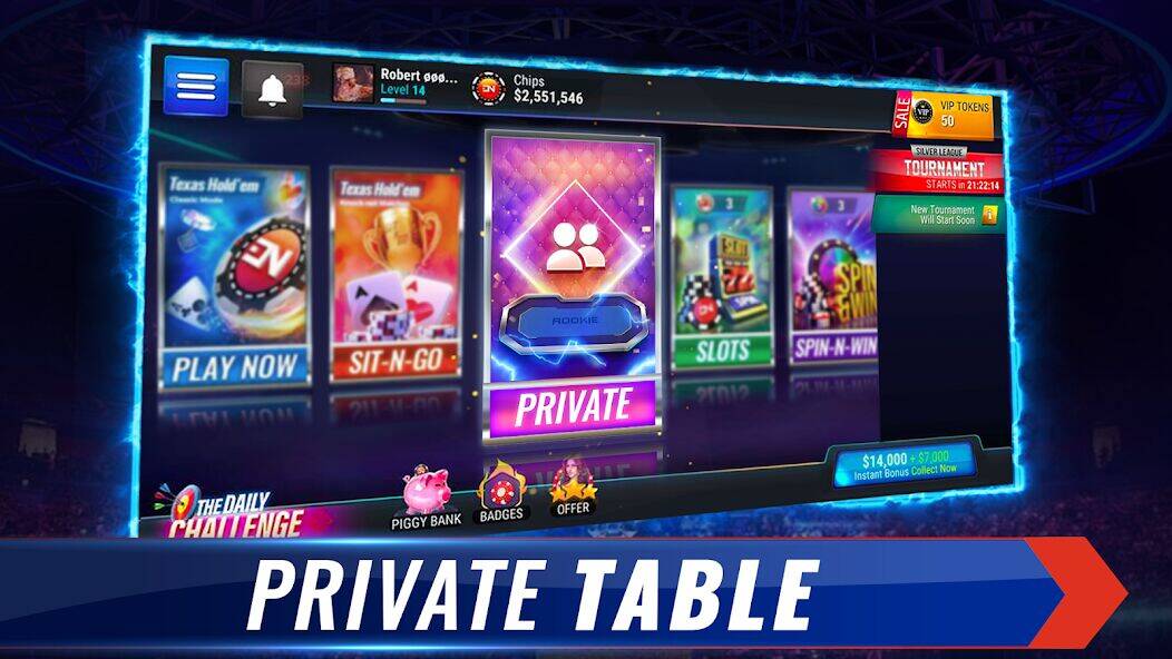 Скачать взломанную Poker Legends - Texas Hold'em [Много денег] MOD apk на Андроид