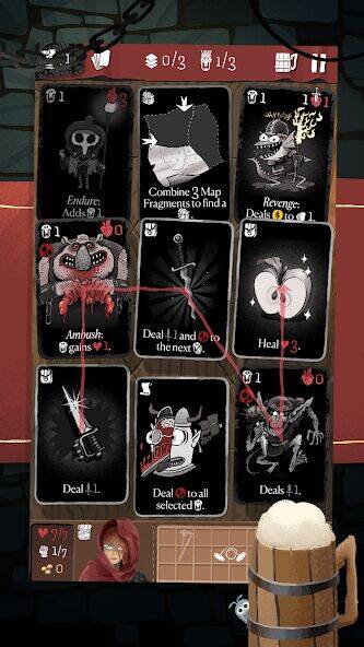 Скачать взломанную Card Crawl Adventure [Бесплатные покупки] MOD apk на Андроид