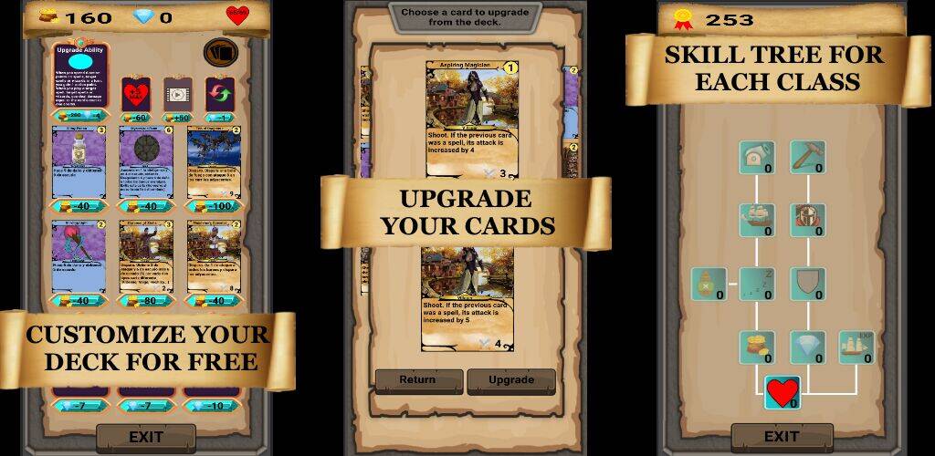 Скачать взломанную RogueShip - RPG Roguelike Card [Много монет] MOD apk на Андроид