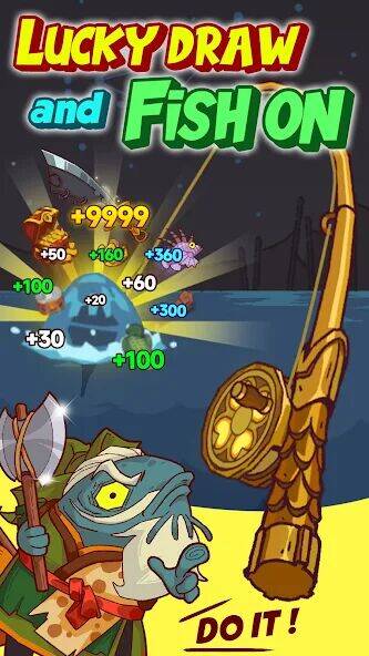 Скачать взломанную Fish Kingdoms: Idle Arena [Много денег] MOD apk на Андроид