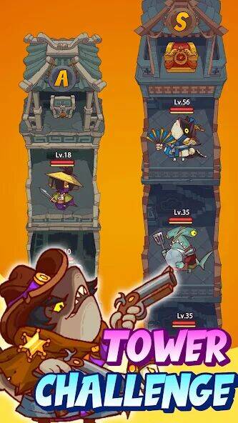 Скачать взломанную Fish Kingdoms: Idle Arena [Много денег] MOD apk на Андроид