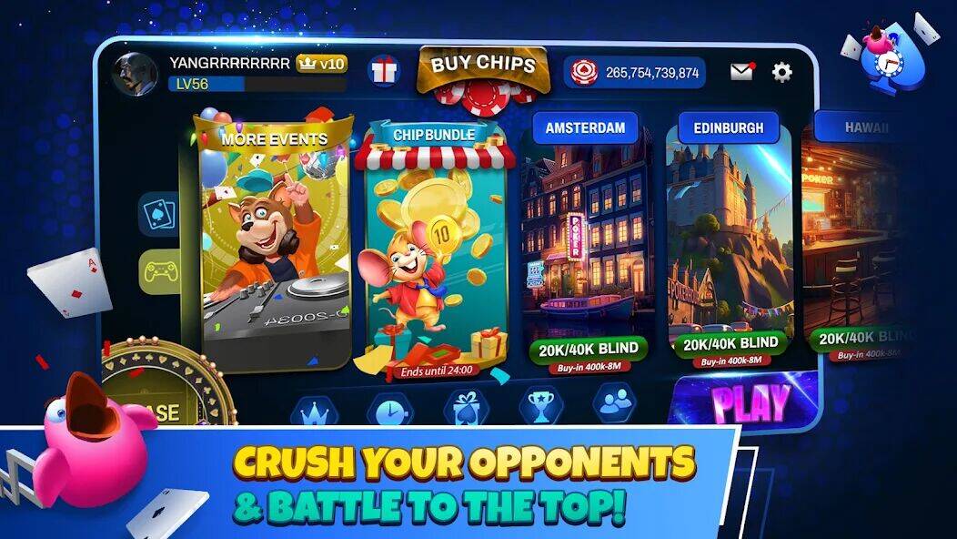 Скачать взломанную Poker Hour [Мод меню] MOD apk на Андроид