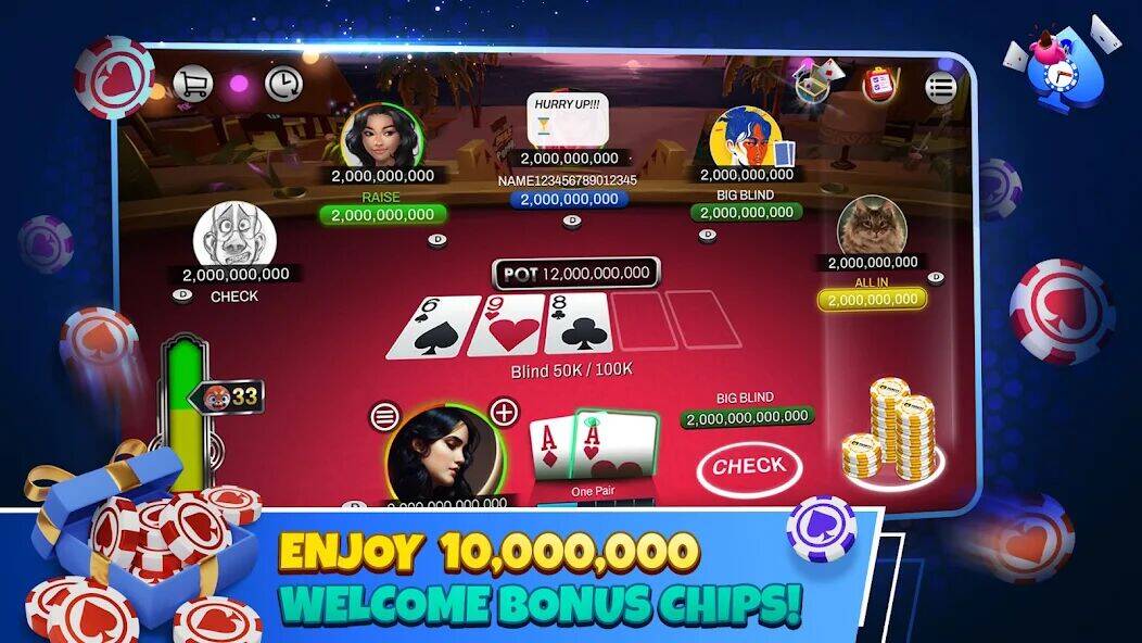 Скачать взломанную Poker Hour [Мод меню] MOD apk на Андроид