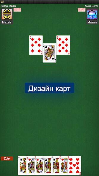 Скачать взломанную Игра в карты Золе: RaccoonZole [Бесплатные покупки] MOD apk на Андроид