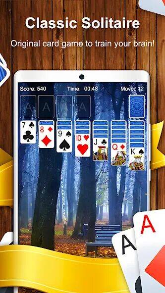 Скачать взломанную Solitaire Card Game [Мод меню] MOD apk на Андроид