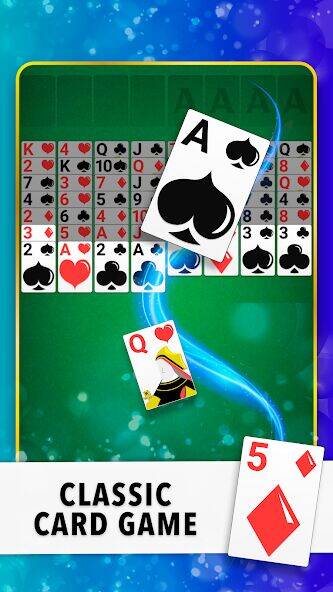 Скачать взломанную FreeCell Classic Card Game [Много монет] MOD apk на Андроид