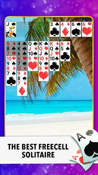 Скачать взломанную FreeCell Classic Card Game [Много монет] MOD apk на Андроид