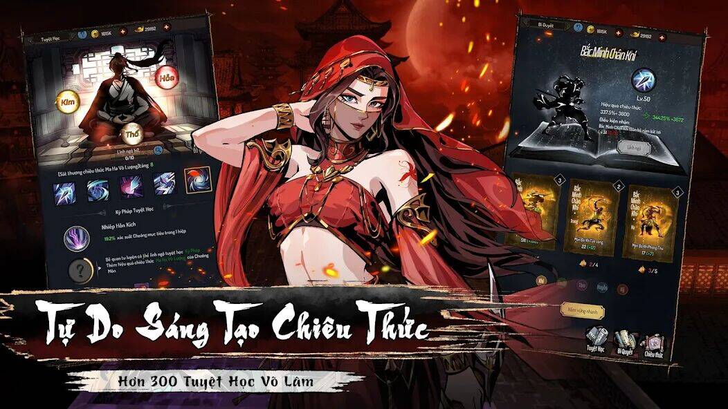 Скачать взломанную Võ Lâm Quần Hiệp Truyện [Бесплатные покупки] MOD apk на Андроид