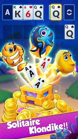 Скачать взломанную Solitaire - Пасьянс [Много монет] MOD apk на Андроид