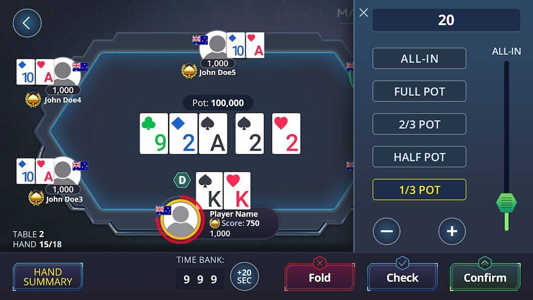 Скачать взломанную Match Poker Online [Бесплатные покупки] MOD apk на Андроид