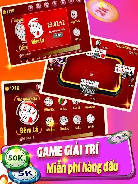Скачать взломанную Tiến Lên Đếm Lá - Tien Len [Много денег] MOD apk на Андроид