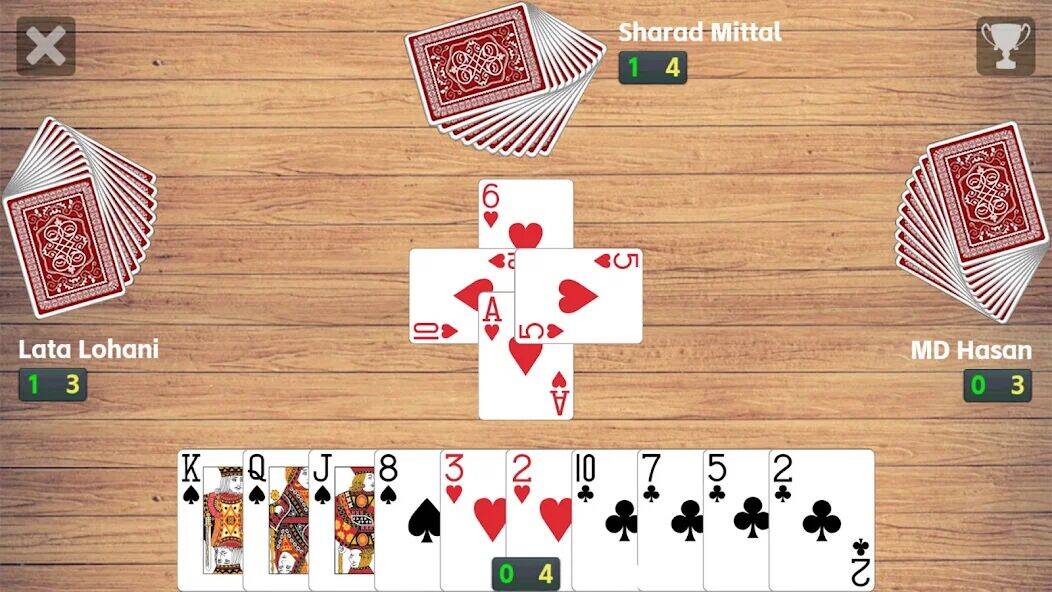 Скачать взломанную Callbreak League - Card Game [Бесплатные покупки] MOD apk на Андроид