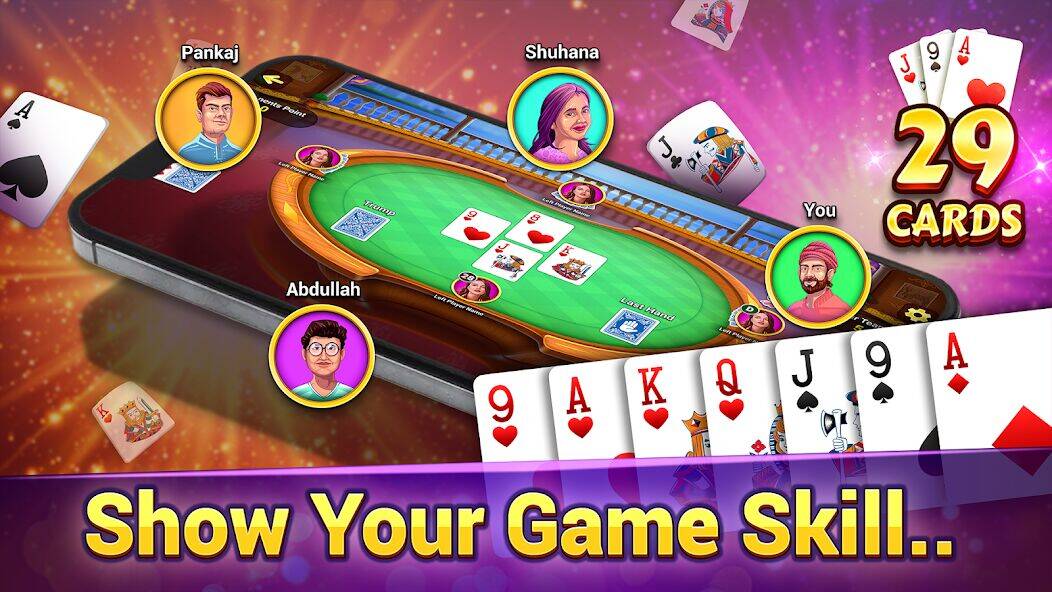 Скачать взломанную Card Hero- 29, Hazari & more [Бесплатные покупки] MOD apk на Андроид