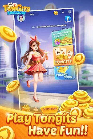 Скачать взломанную Tongits Kingdom-Fun Card Game [Много денег] MOD apk на Андроид