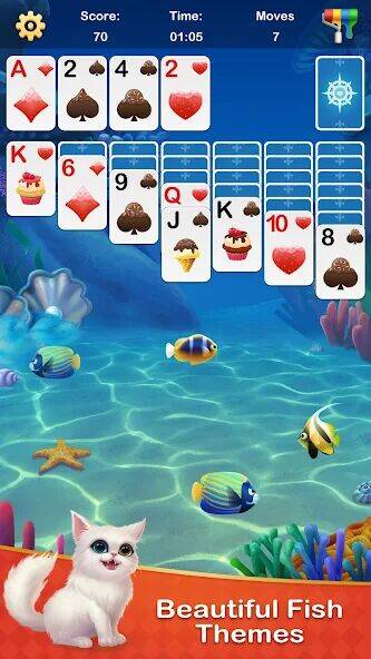 Скачать взломанную Solitaire Jigsaw Puzzle [Много монет] MOD apk на Андроид