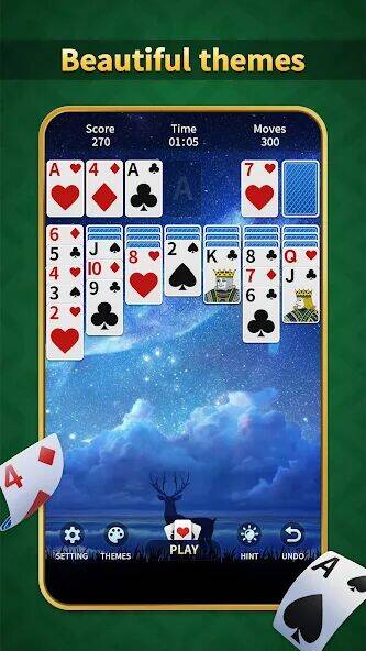 Скачать взломанную Solitaire Classic:Card Game [Мод меню] MOD apk на Андроид