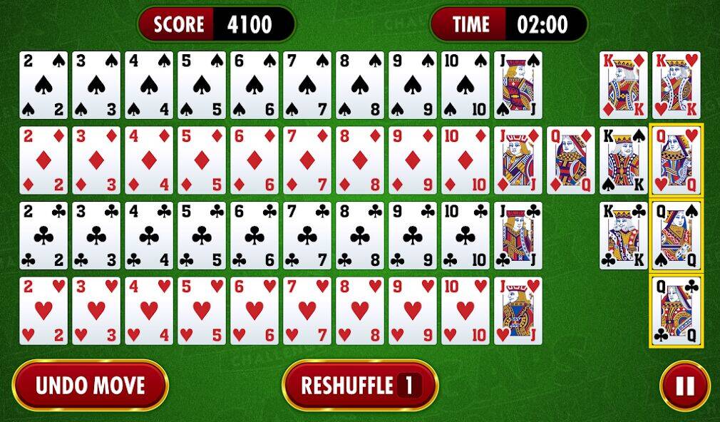 Скачать взломанную Gaps Solitaire Challenge [Бесплатные покупки] MOD apk на Андроид