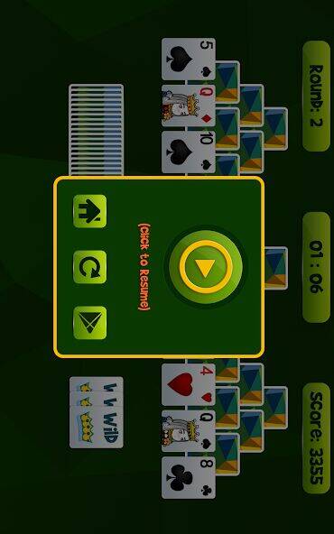 Скачать взломанную TriPeaks Solitaire [Много денег] MOD apk на Андроид