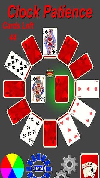 Скачать взломанную Clock Patience Solitaire [Много монет] MOD apk на Андроид