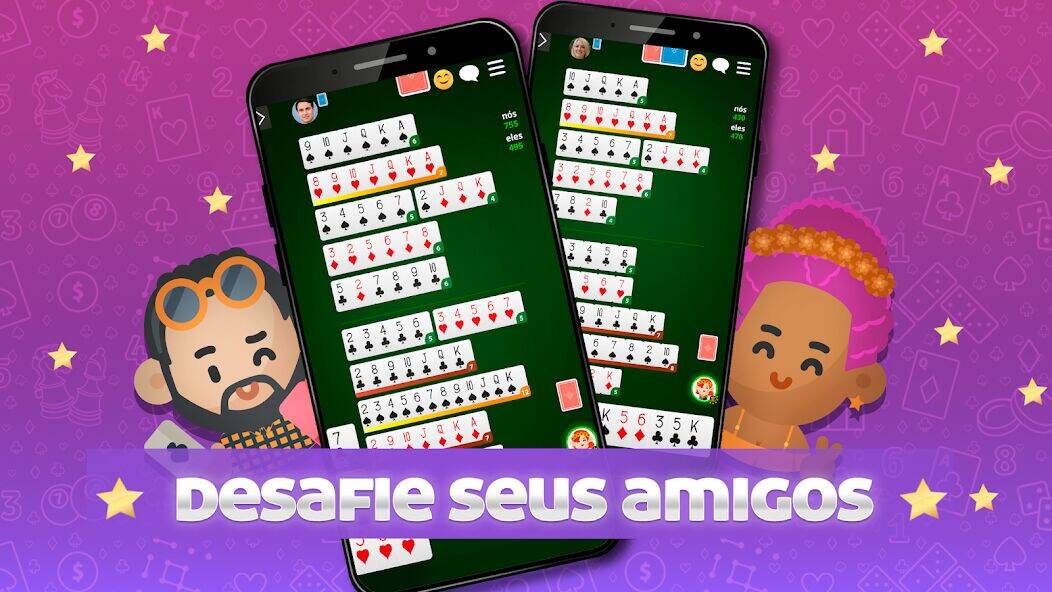 Скачать взломанную Buraco Online - Mano a Mano [Бесплатные покупки] MOD apk на Андроид