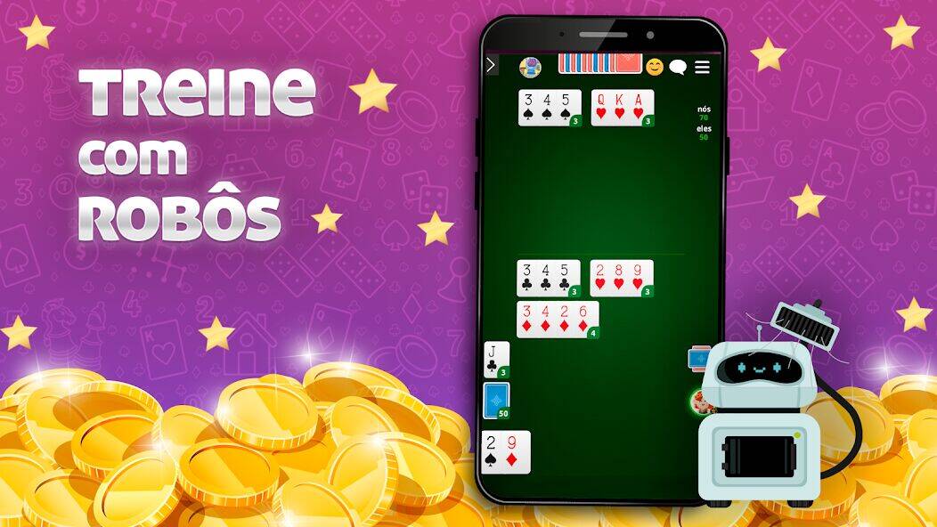 Скачать взломанную Buraco Online - Mano a Mano [Бесплатные покупки] MOD apk на Андроид