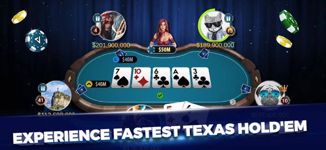 Скачать взломанную Velo Poker - Texas Holdem Game [Много монет] MOD apk на Андроид