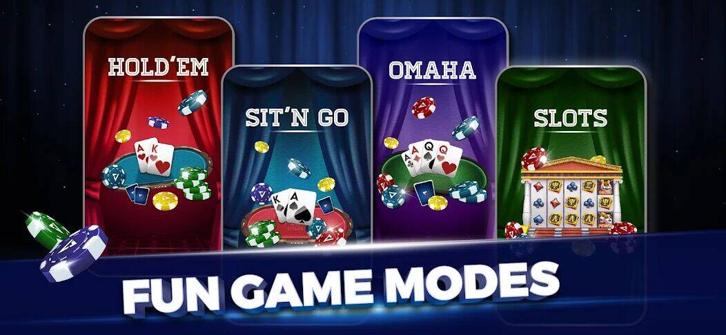 Скачать взломанную Velo Poker - Texas Holdem Game [Много монет] MOD apk на Андроид