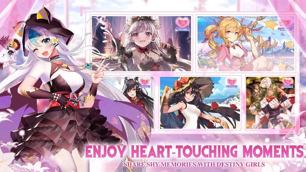 Скачать взломанную Girls' Connect: Idle RPG [Много монет] MOD apk на Андроид