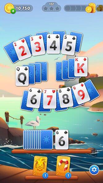 Скачать взломанную Solitaire Sunday: Card Game [Много денег] MOD apk на Андроид