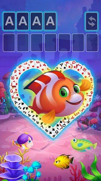 Скачать взломанную Solitaire Fish Klondike Card [Много монет] MOD apk на Андроид