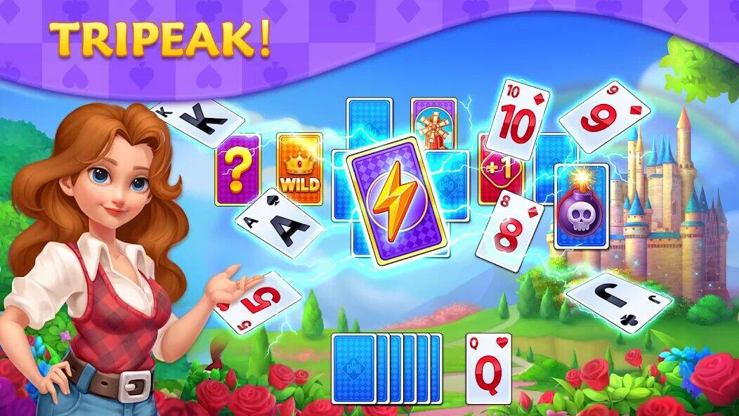 Скачать взломанную Solitaire Castle Story：Design [Мод меню] MOD apk на Андроид