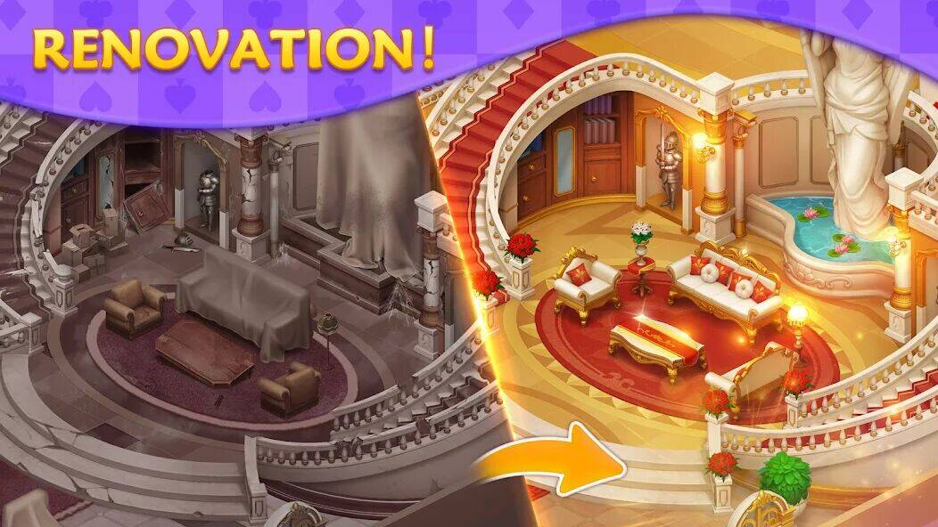 Скачать взломанную Solitaire Castle Story：Design [Мод меню] MOD apk на Андроид