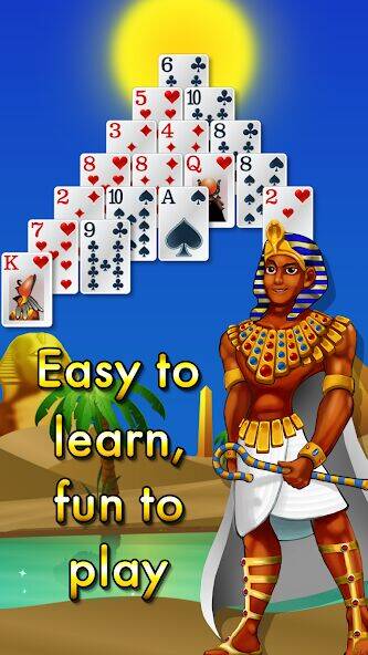 Скачать взломанную Pyramid Solitaire - Egypt [Много денег] MOD apk на Андроид