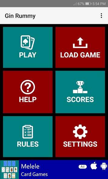 Скачать взломанную Gin Rummy [Много денег] MOD apk на Андроид