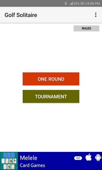 Скачать взломанную Golf Solitaire [Много денег] MOD apk на Андроид
