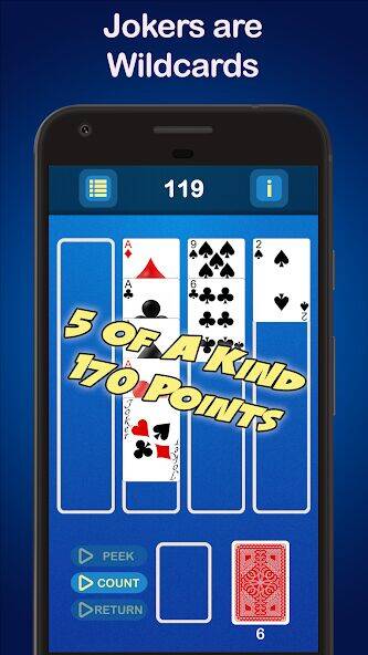 Скачать взломанную Puzzle Poker Joker's Wild [Много монет] MOD apk на Андроид