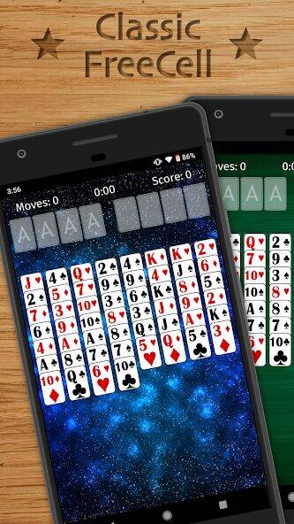 Скачать взломанную FreeCell Solitaire Classic [Мод меню] MOD apk на Андроид