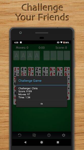 Скачать взломанную FreeCell Solitaire Classic [Мод меню] MOD apk на Андроид