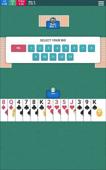 Скачать взломанную Spades Card Game [Много денег] MOD apk на Андроид