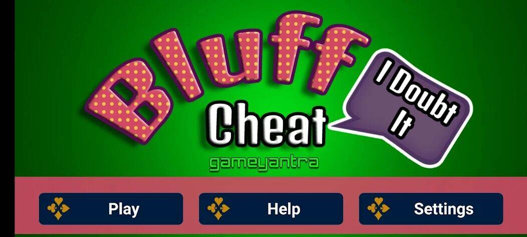 Скачать взломанную Bluff Card Game [Много денег] MOD apk на Андроид