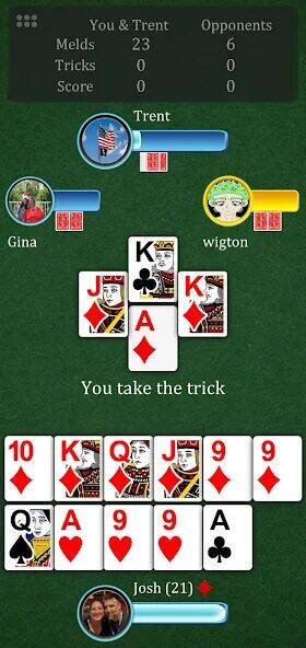 Скачать взломанную Pinochle.Net [Бесплатные покупки] MOD apk на Андроид