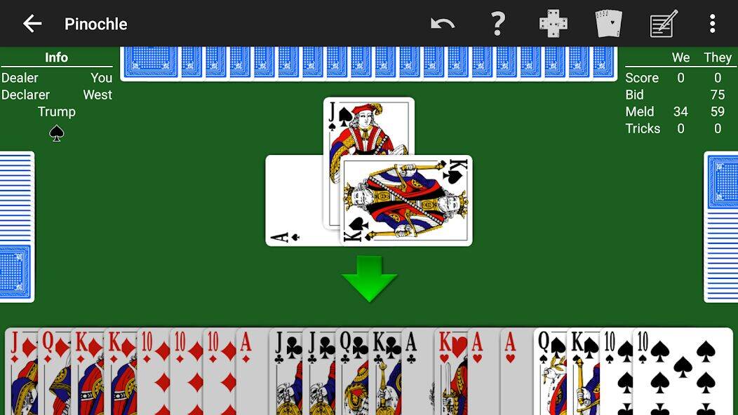 Скачать взломанную Pinochle - Expert AI [Много денег] MOD apk на Андроид