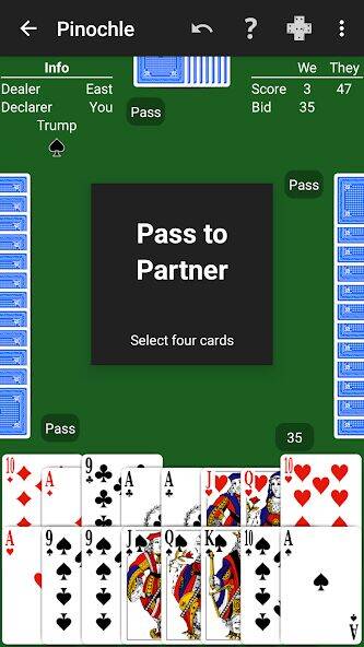 Скачать взломанную Pinochle - Expert AI [Много денег] MOD apk на Андроид