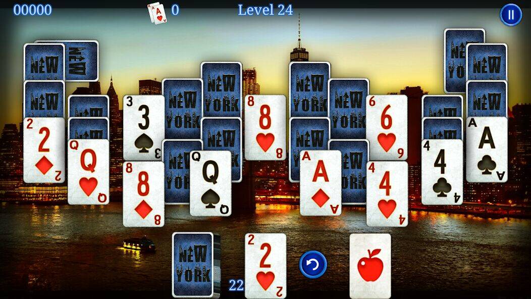 Скачать взломанную The Big Apple Solitaire [Мод меню] MOD apk на Андроид