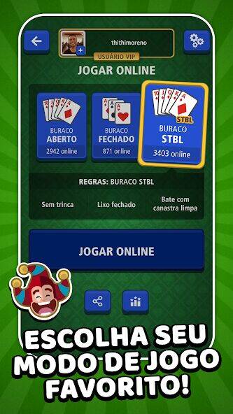 Скачать взломанную Buraco Jogatina: Jogo Canastra [Много монет] MOD apk на Андроид