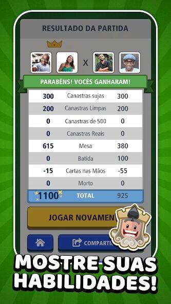 Скачать взломанную Buraco Jogatina: Jogo Canastra [Много монет] MOD apk на Андроид