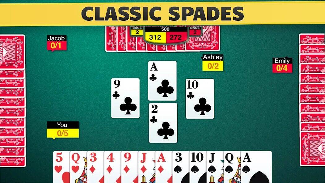 Скачать взломанную Spades [Много денег] MOD apk на Андроид