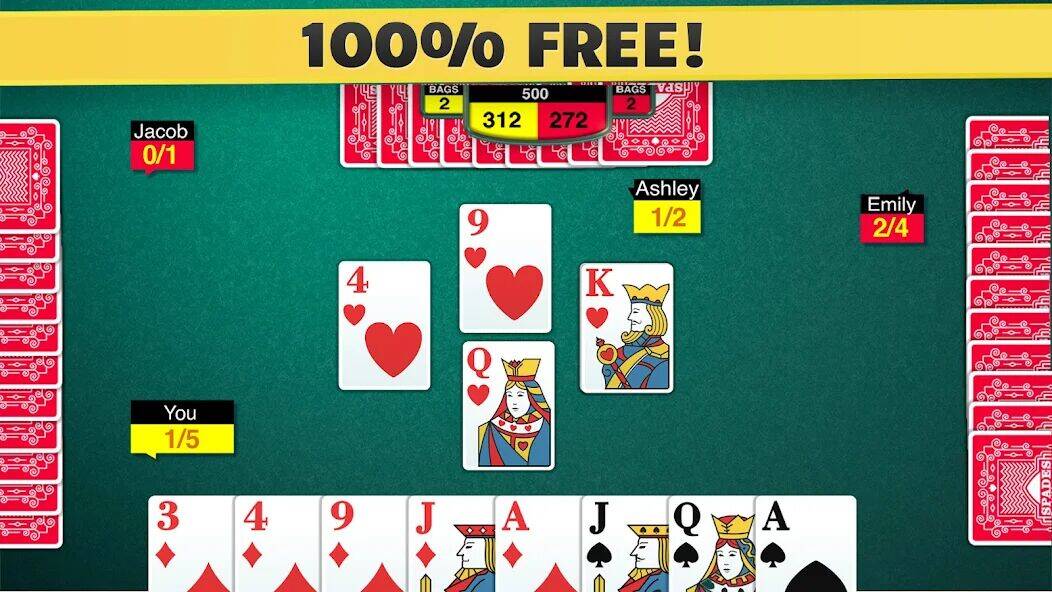 Скачать взломанную Spades [Много денег] MOD apk на Андроид