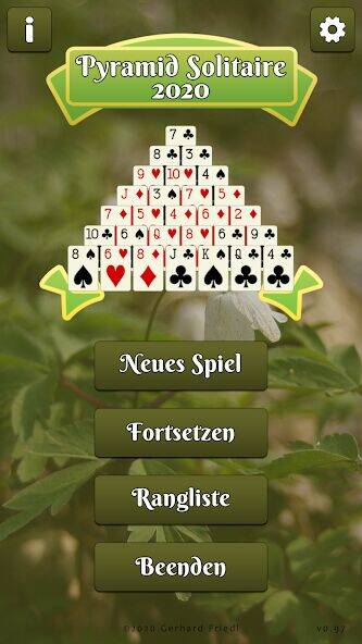 Скачать взломанную Pyramid Solitaire Kartenspiel [Бесплатные покупки] MOD apk на Андроид