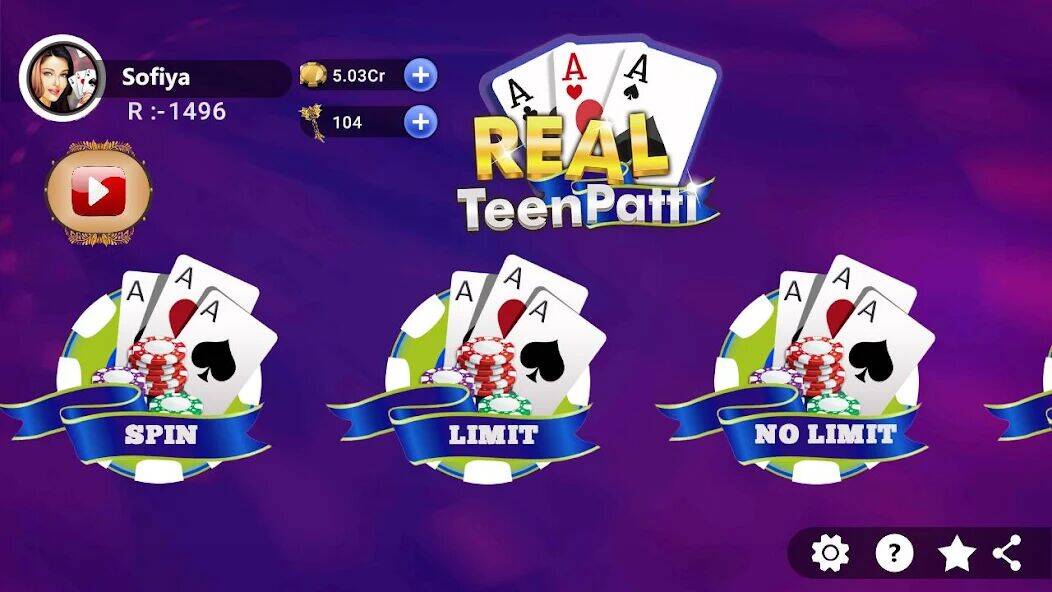 Скачать взломанную Real Teen Patti [Мод меню] MOD apk на Андроид